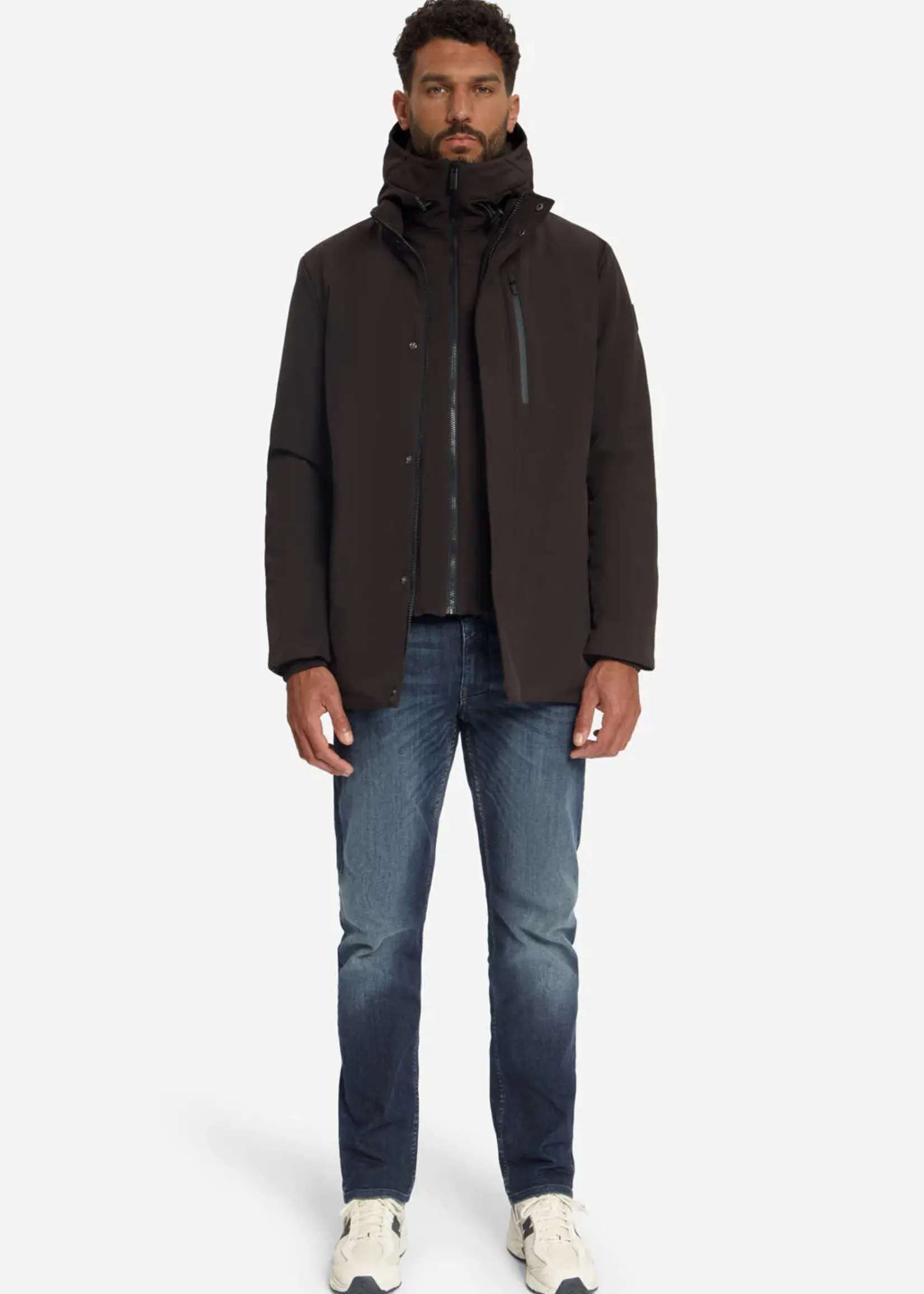 No Excess Jacket Hooded Softshell - Earth