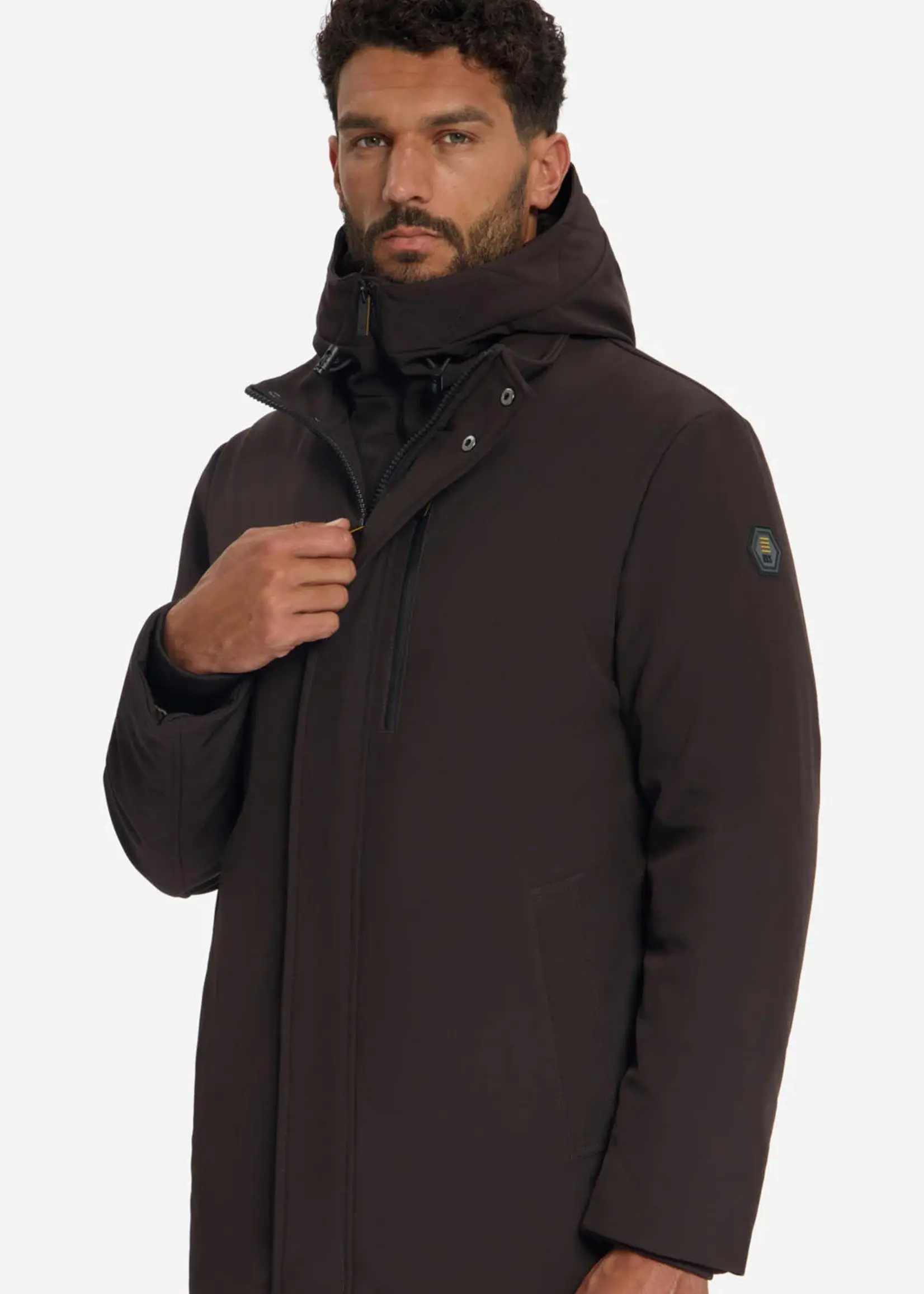 No Excess Jacket Hooded Softshell - Earth
