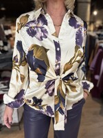 Freequent Blouse Zila Sateen Printed - Moonbeam Nightshade