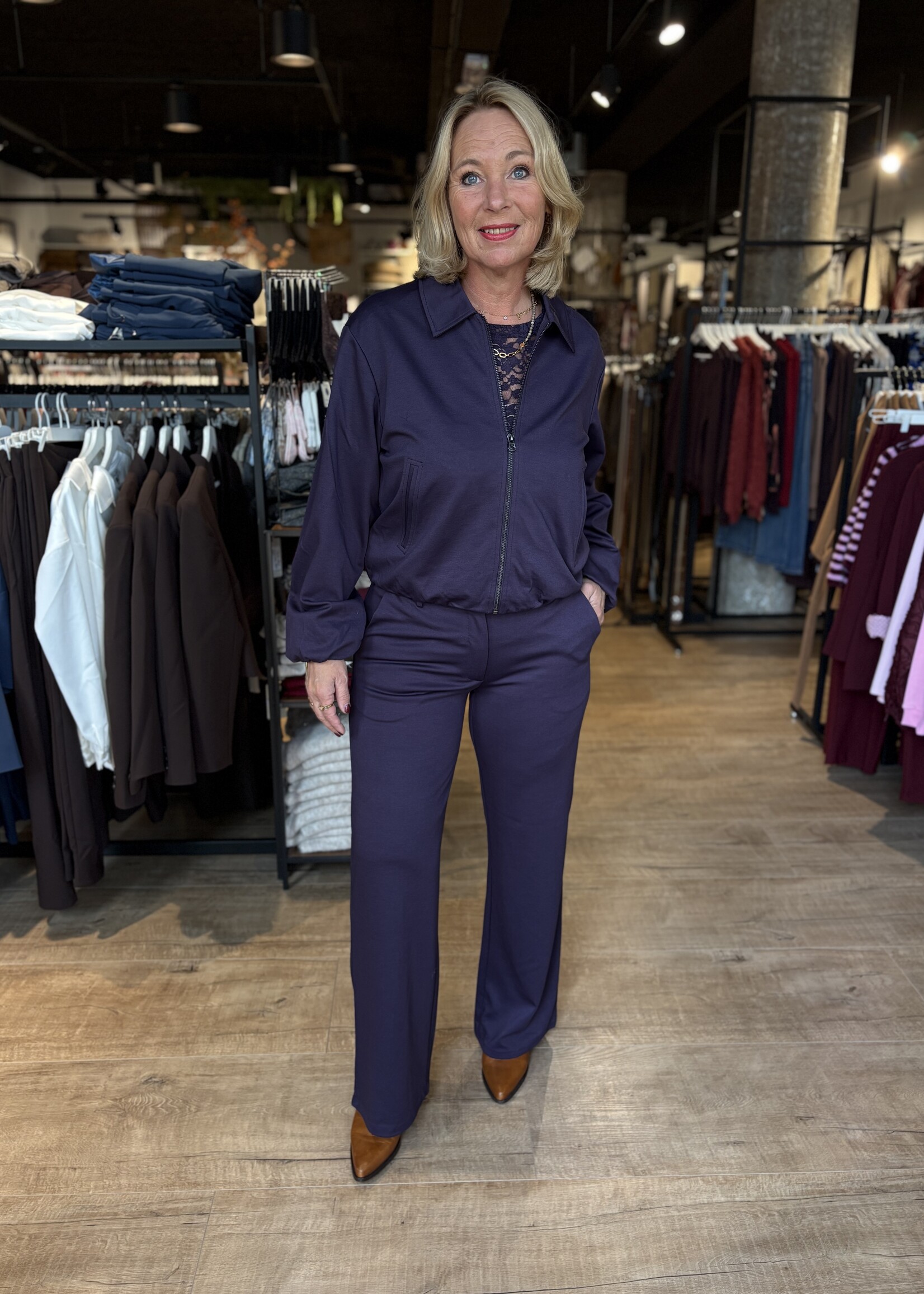 Freequent Bomber Jacket Nanni - Nightshade