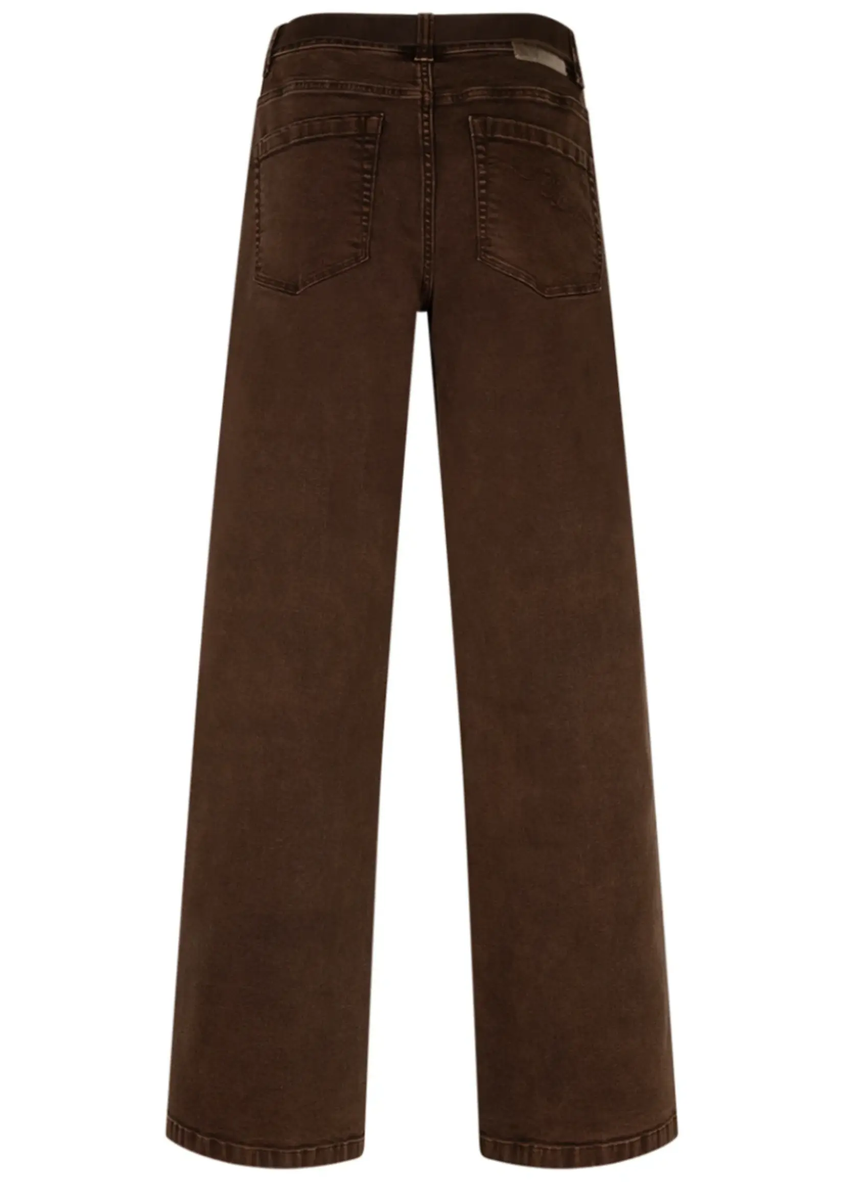 Red Button Broek Colette Belt Twill - Coffee