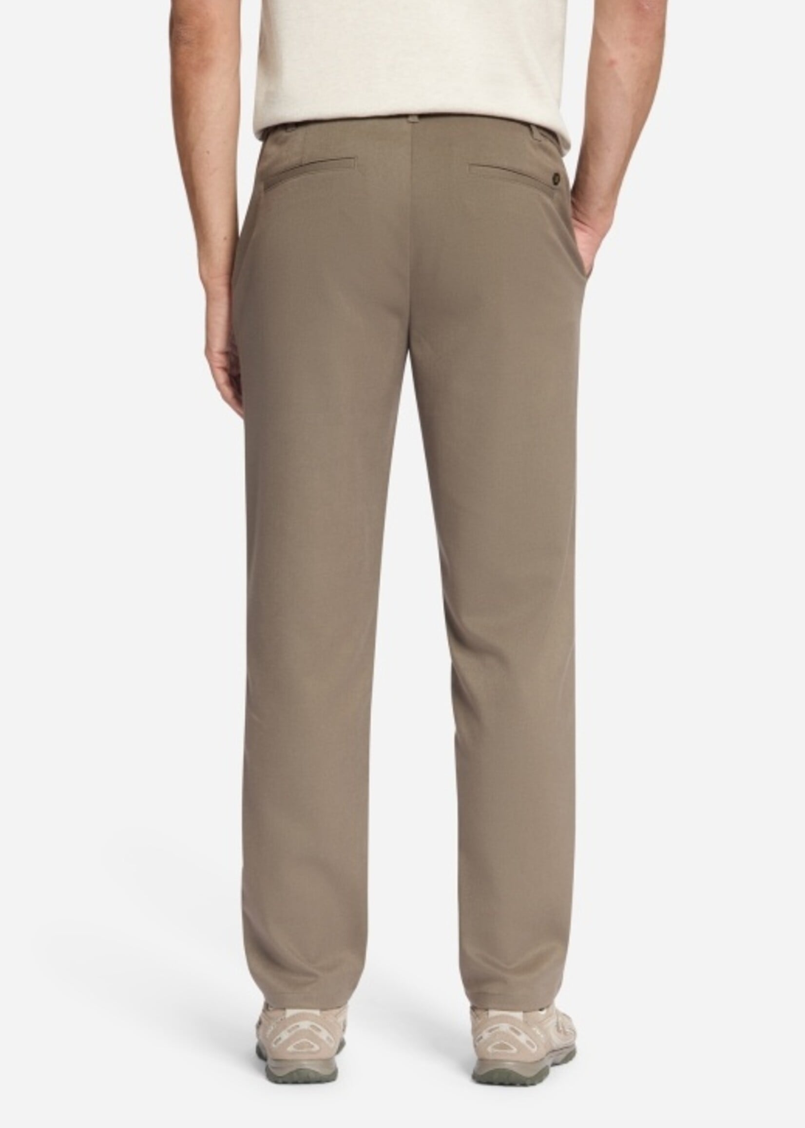 No Excess Broek Smart Twill Relaxed Fit - Light Brown