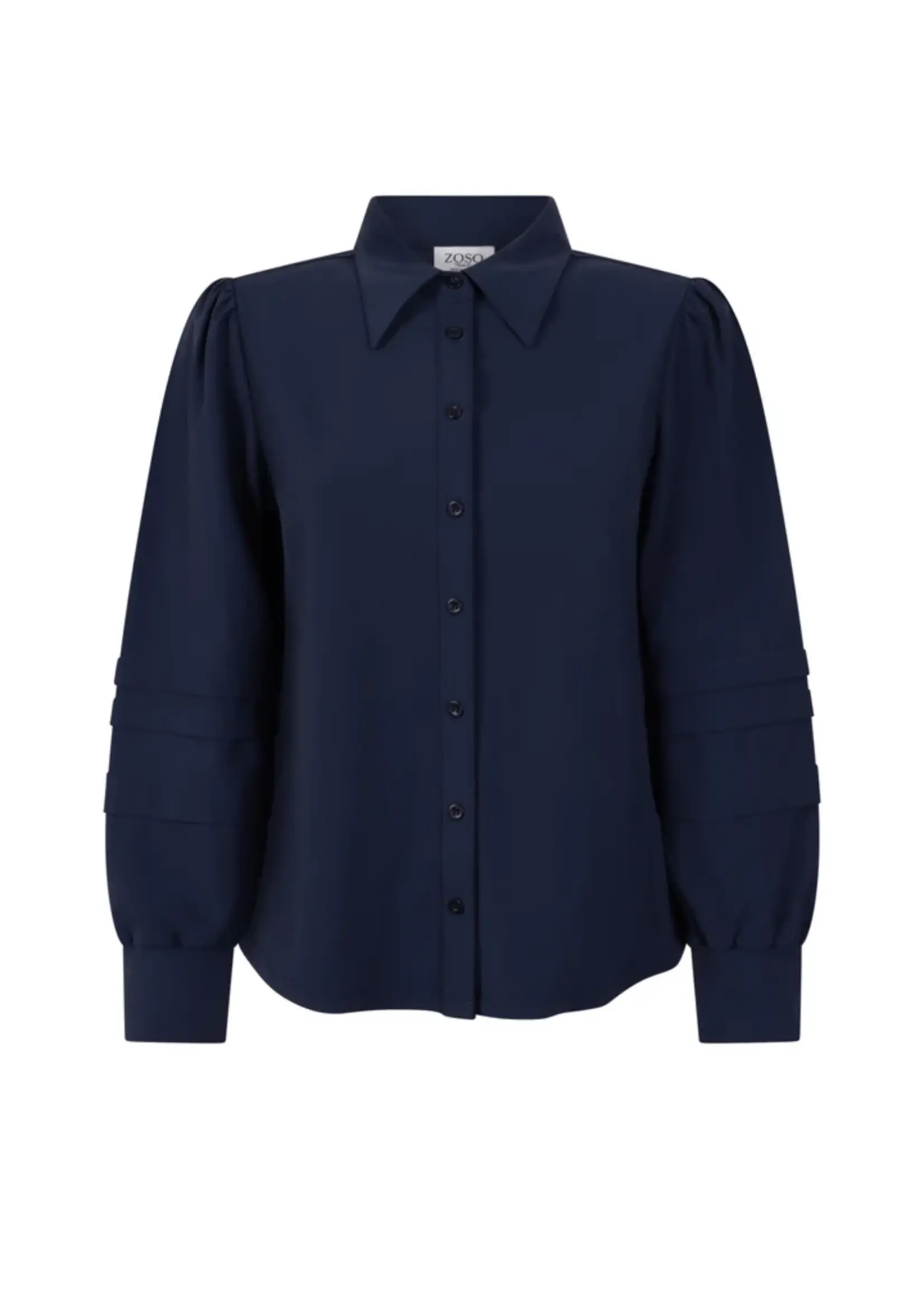 ZOSO Blouse Charmaine Travel - Navy