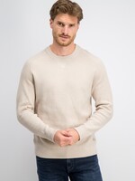 Gabbiano Trui Chenille Knit Crewneck - Coastal Sand