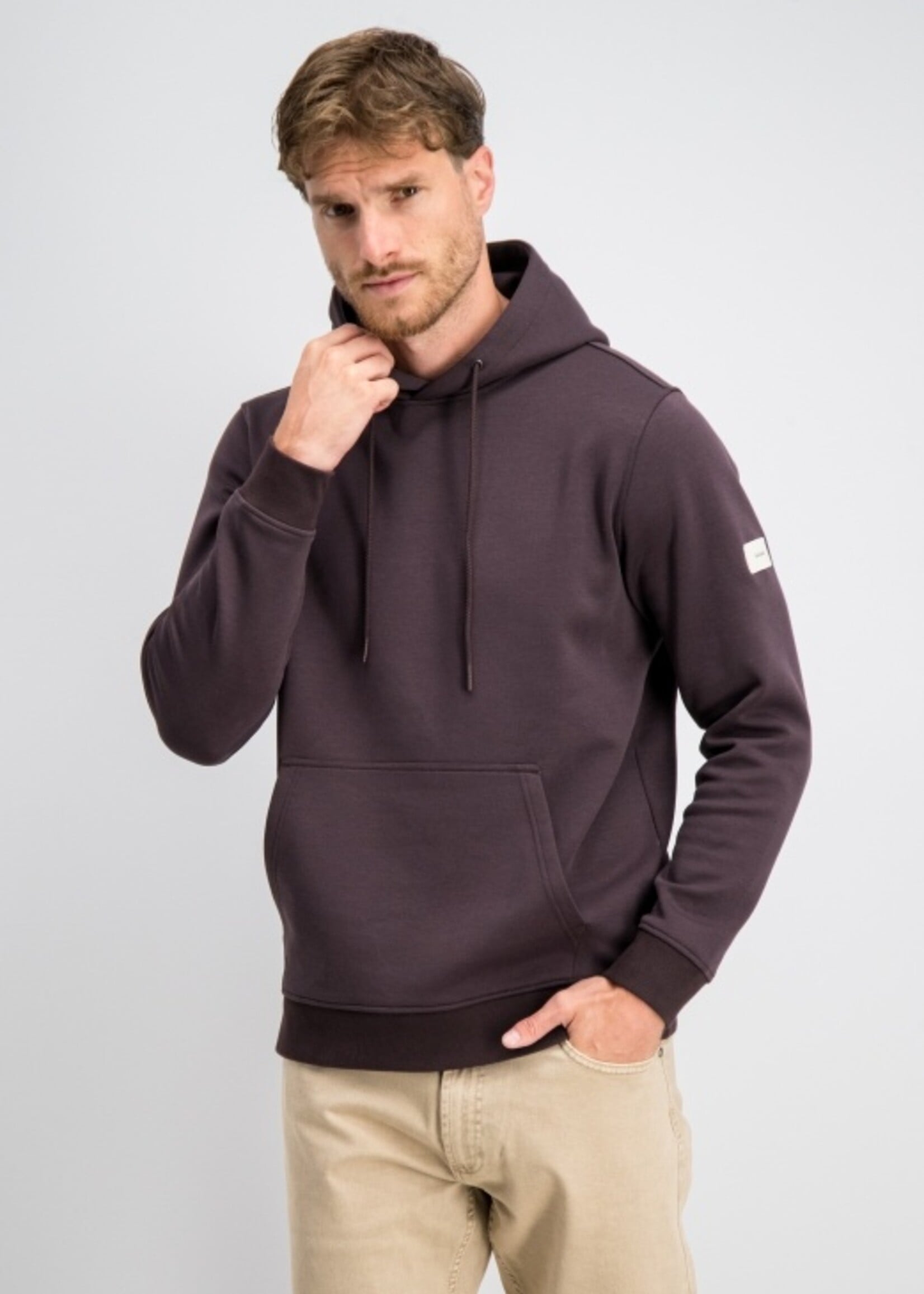 Gabbiano Sweat Hoodie - Burnt Bordeaux