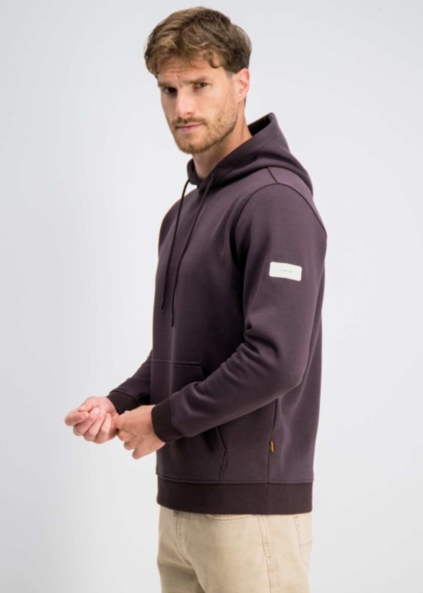 Gabbiano Sweat Hoodie - Burnt Bordeaux