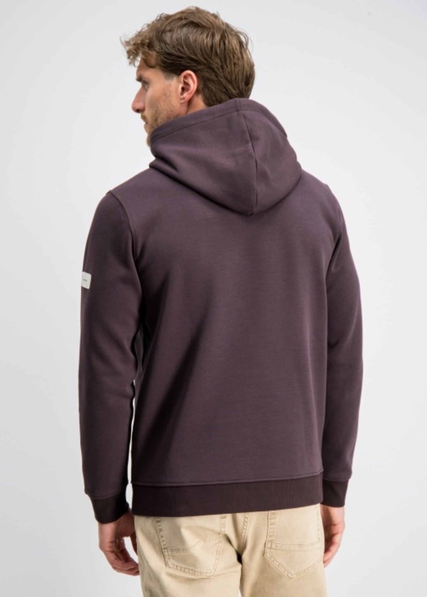 Gabbiano Sweat Hoodie - Burnt Bordeaux