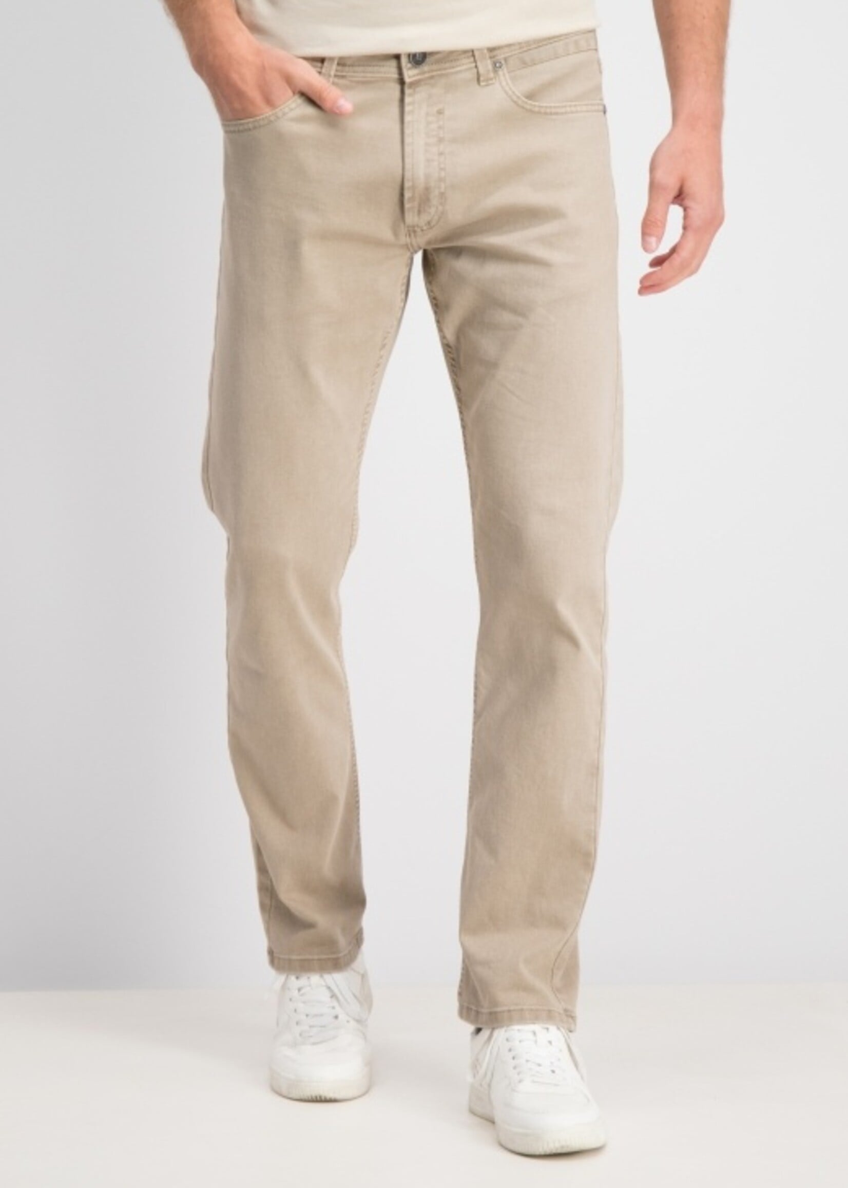 Gabbiano Pant Washed 5 Pocket - Almond