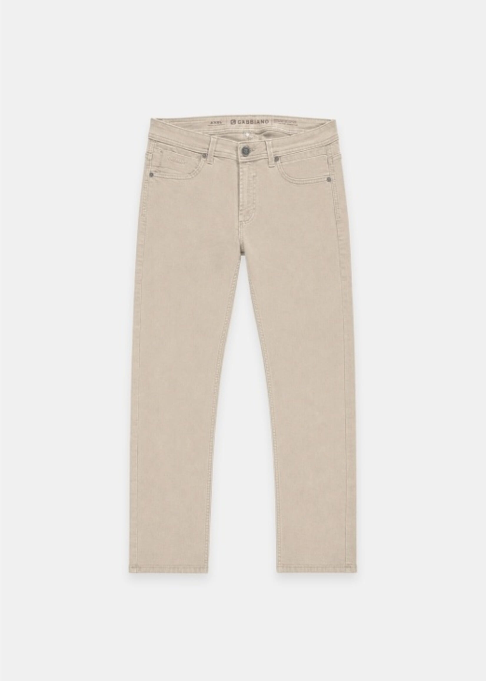 Gabbiano Pant Washed 5 Pocket - Almond