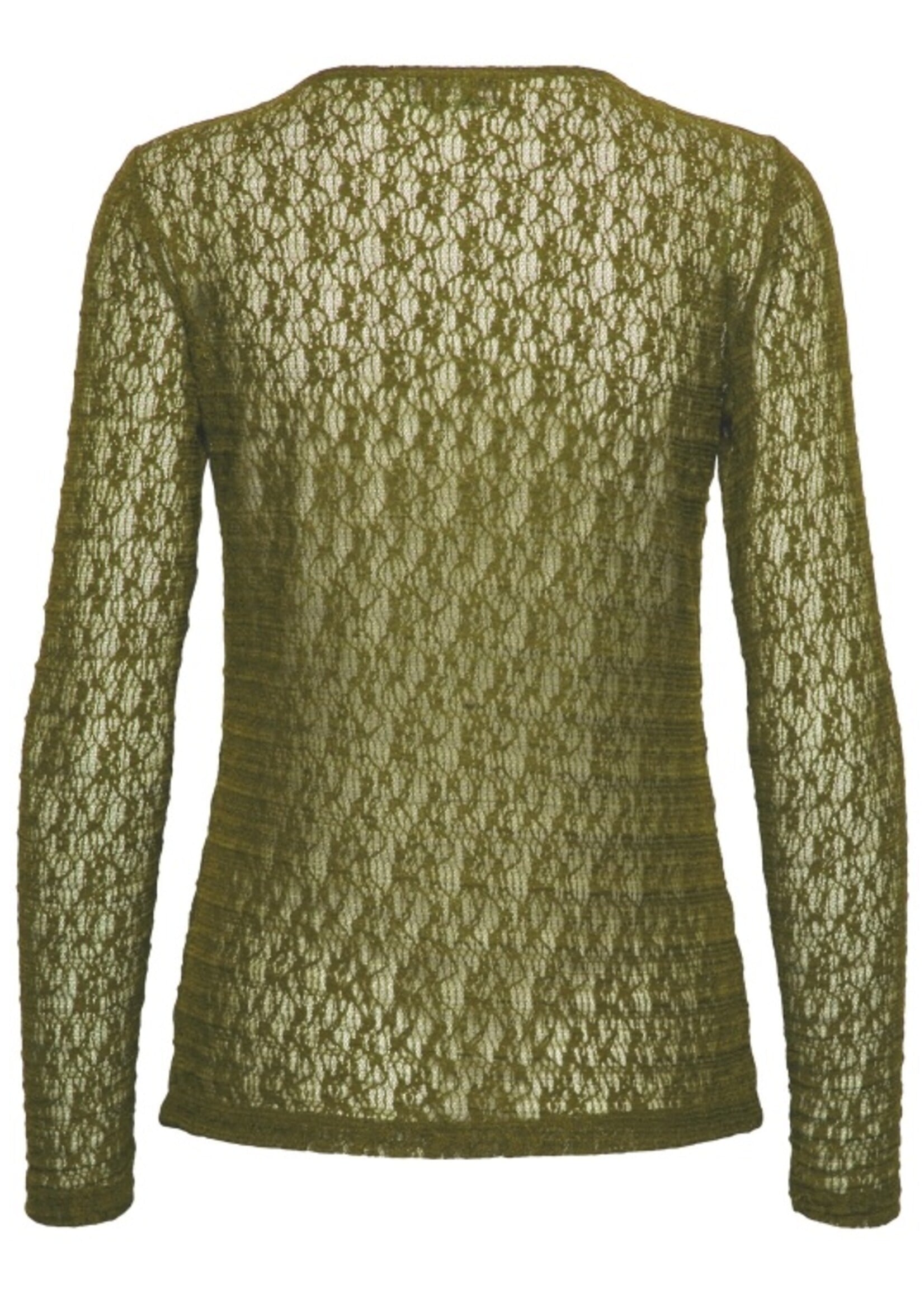 &Co Woman Top Tris Lace - Olive