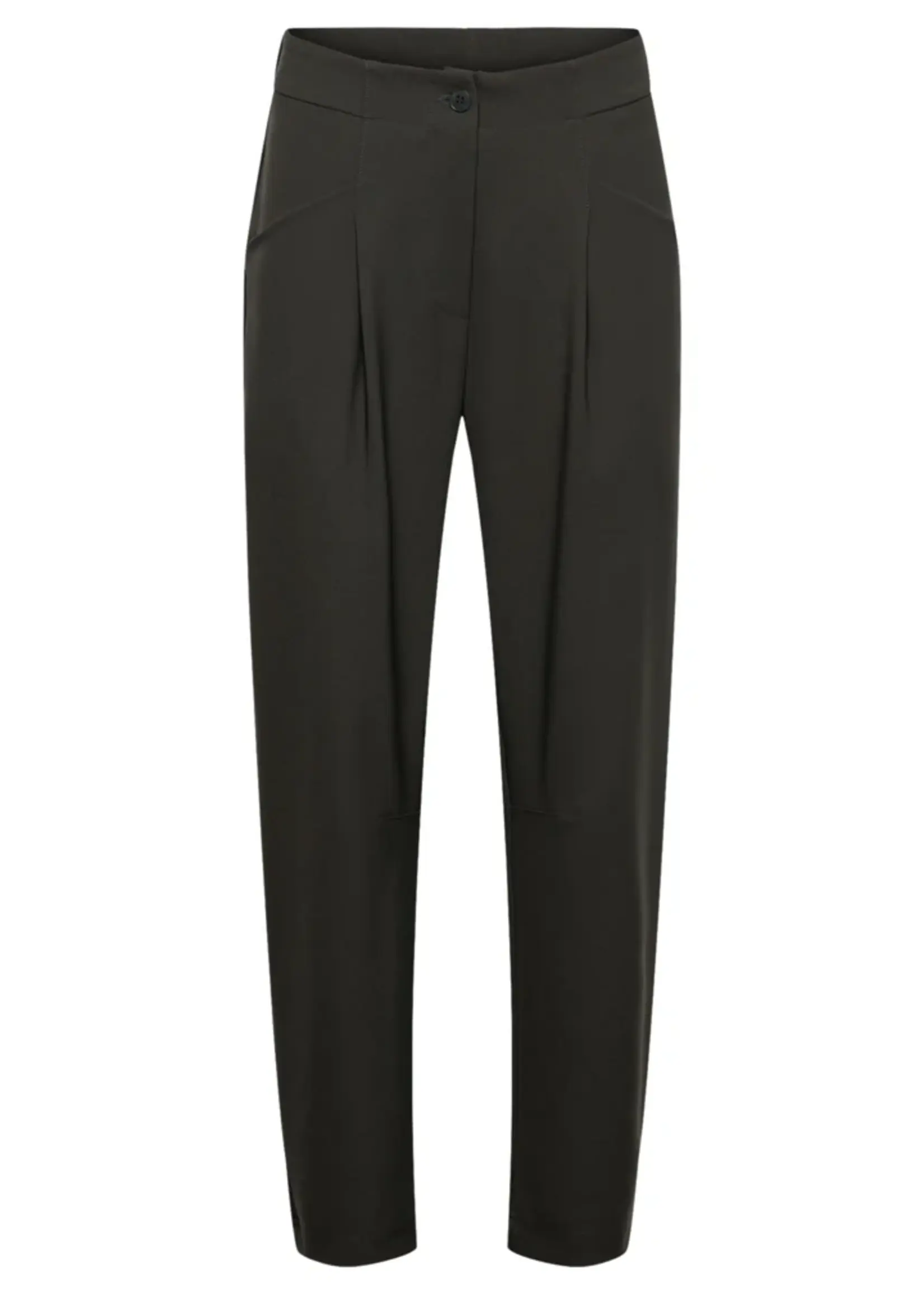 &Co Woman Broek Balloon Pris Travel - Dark Khaki