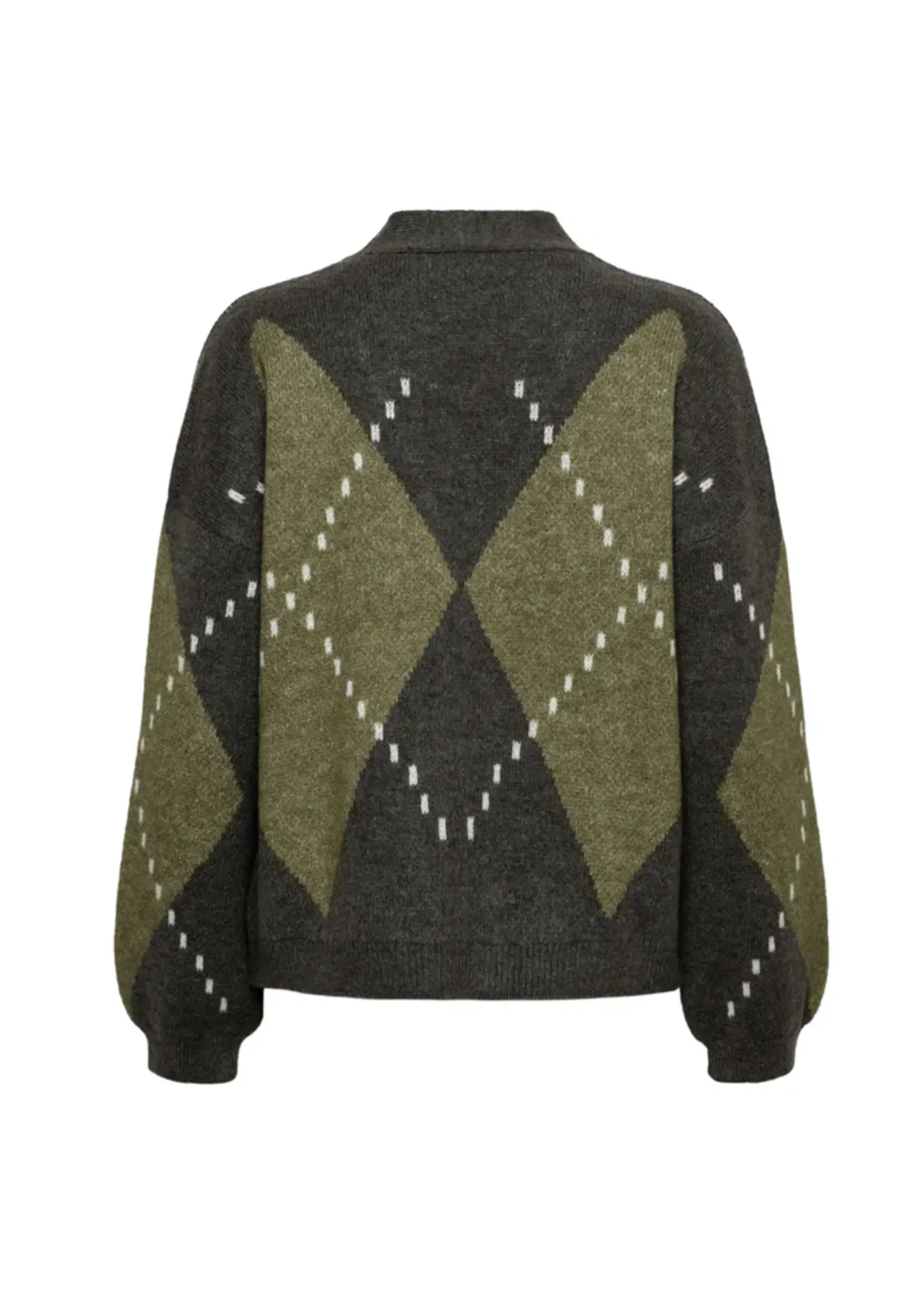 &Co Woman Vest Berber - Dark Khaki