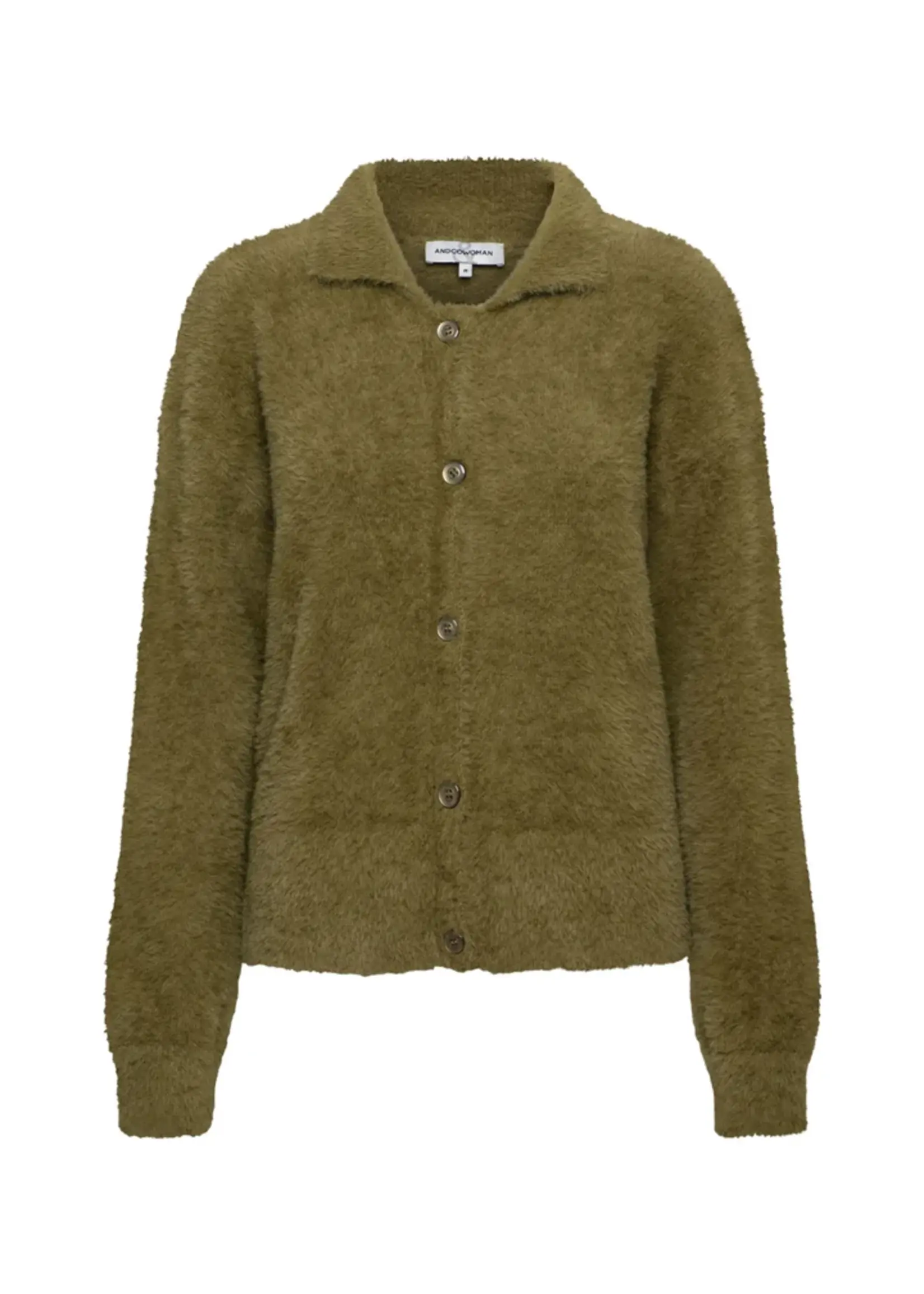 &Co Woman Vest Bettine - Olive