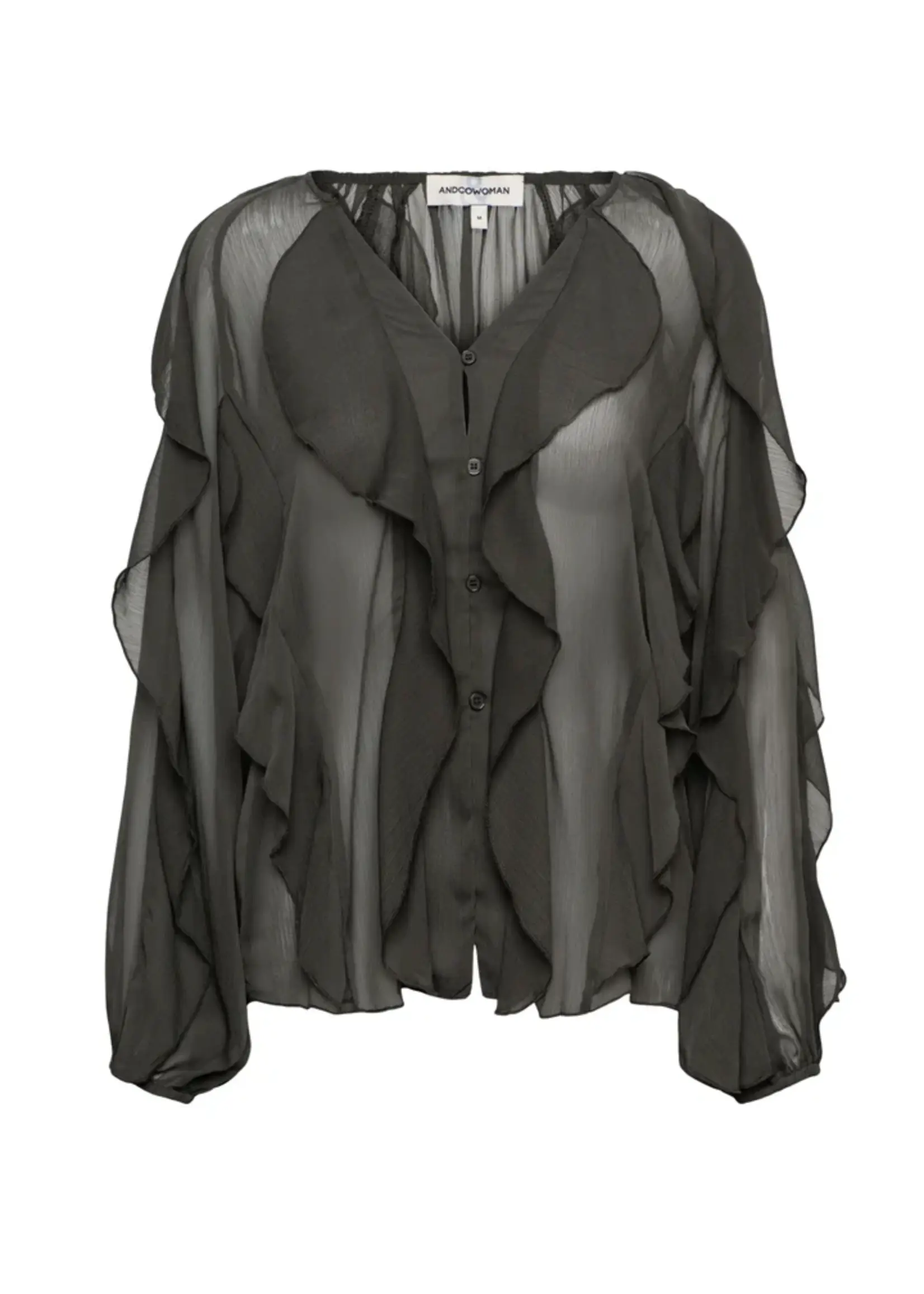 &Co Woman Blouse Wies - Dark Khaki