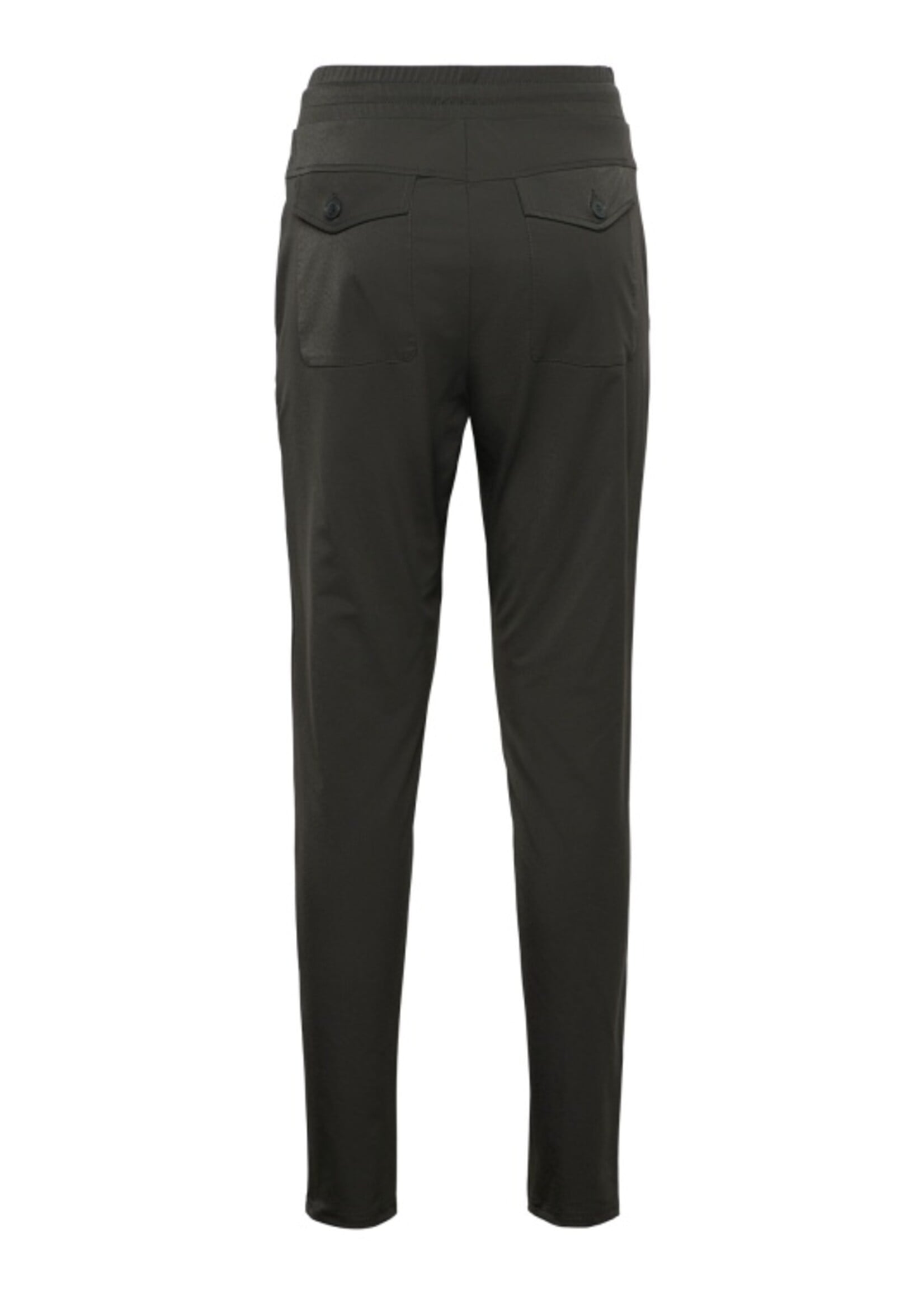 &Co Woman Broek Penny Heavy Travel - Dark Khaki