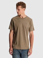 Cast Iron T-shirt Regular Interlock - Walnut