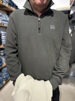 PME Legend Half Zip Collar Flat Knit - Beluga
