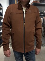 PME Legend Zip Jacket Interlock Sweat - Cappuccino