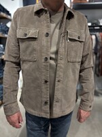 Cast Iron Velvet Overshirt Garment - Walnut