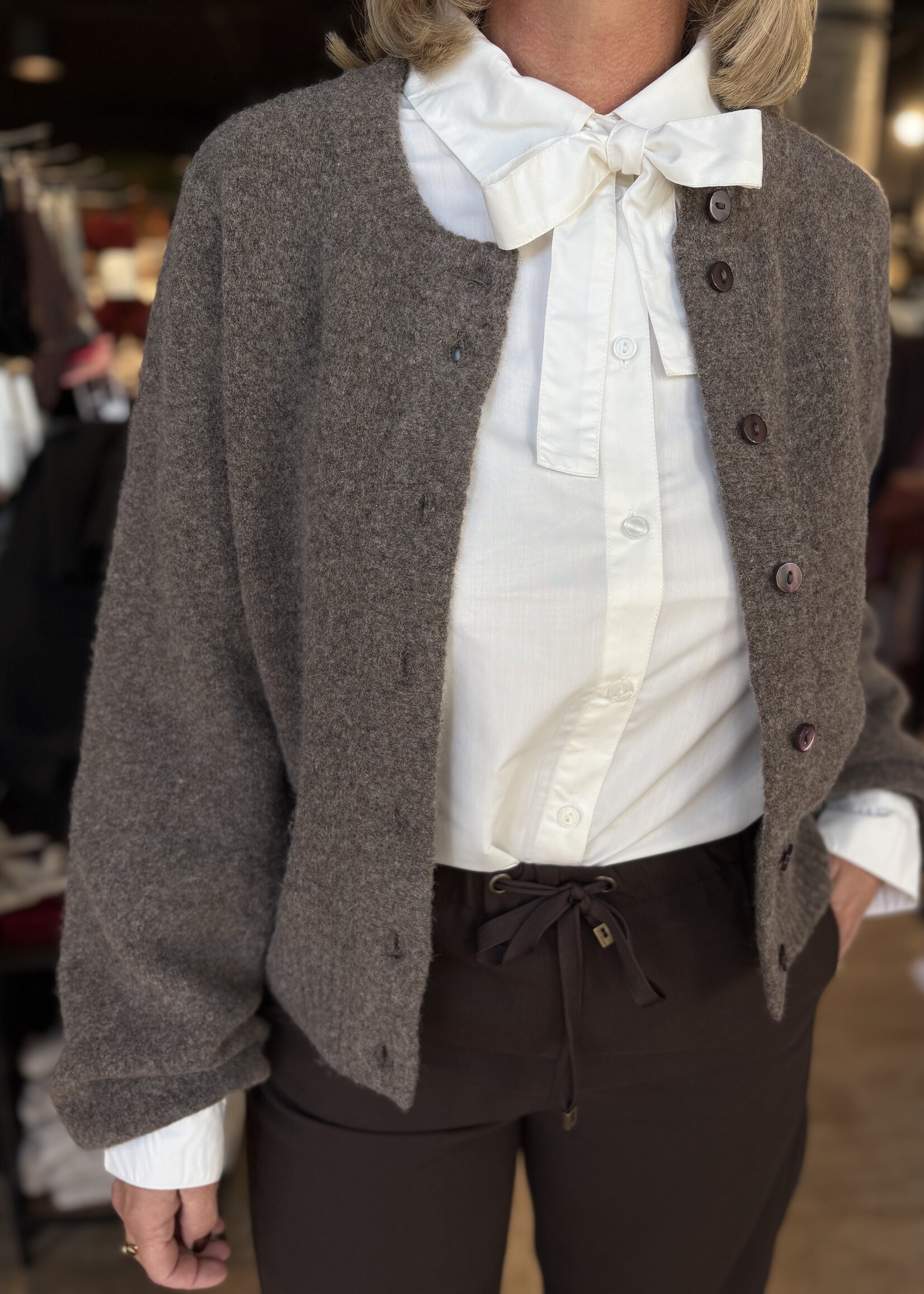 MADE PUBLIC Vest Roxxi Pofmouw - Taupe