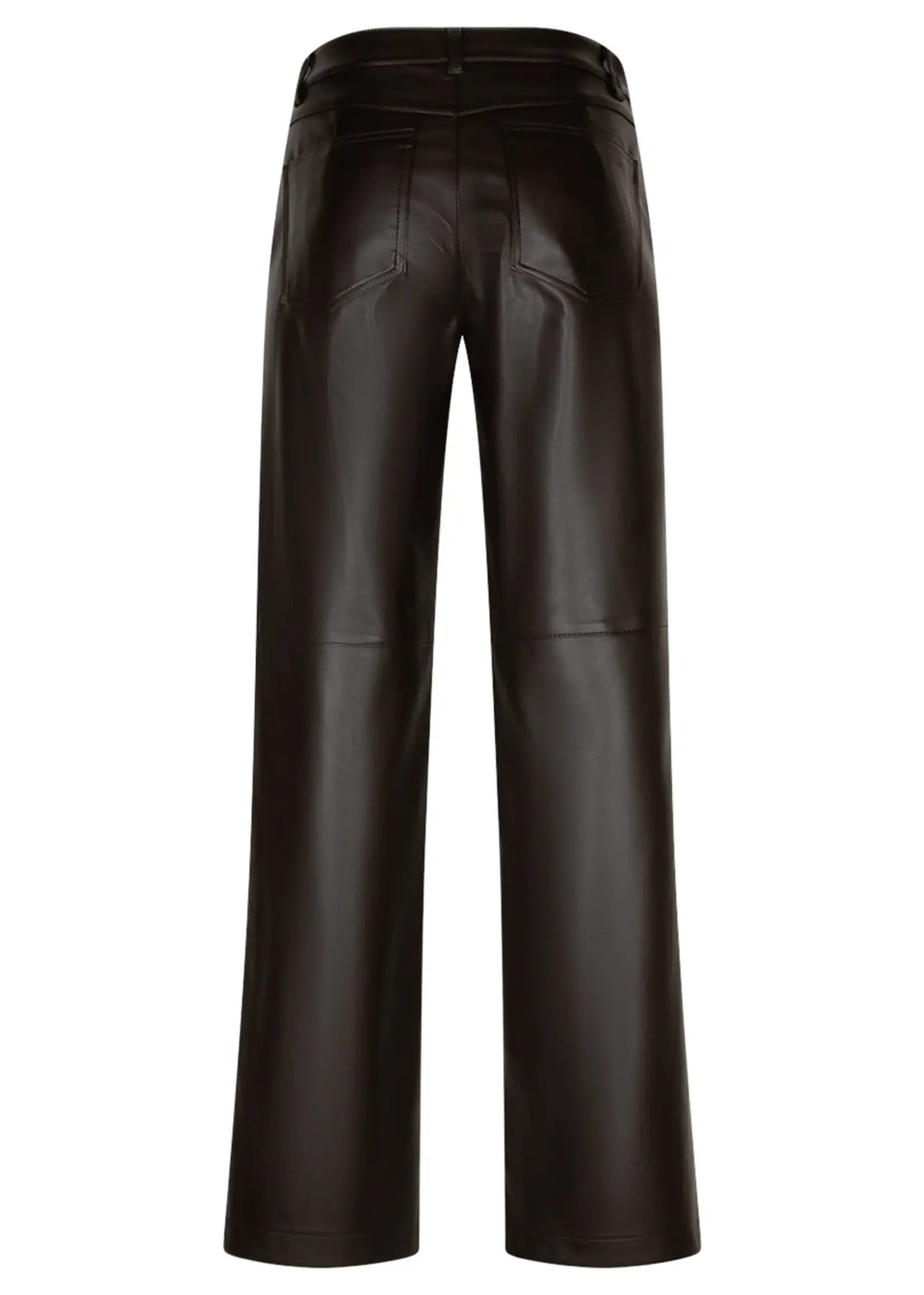 Red Button Broek Colette Faux Leather - Espresso L33