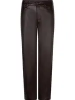 Red Button Broek Caitlina Faux Leather - Burgundy L28