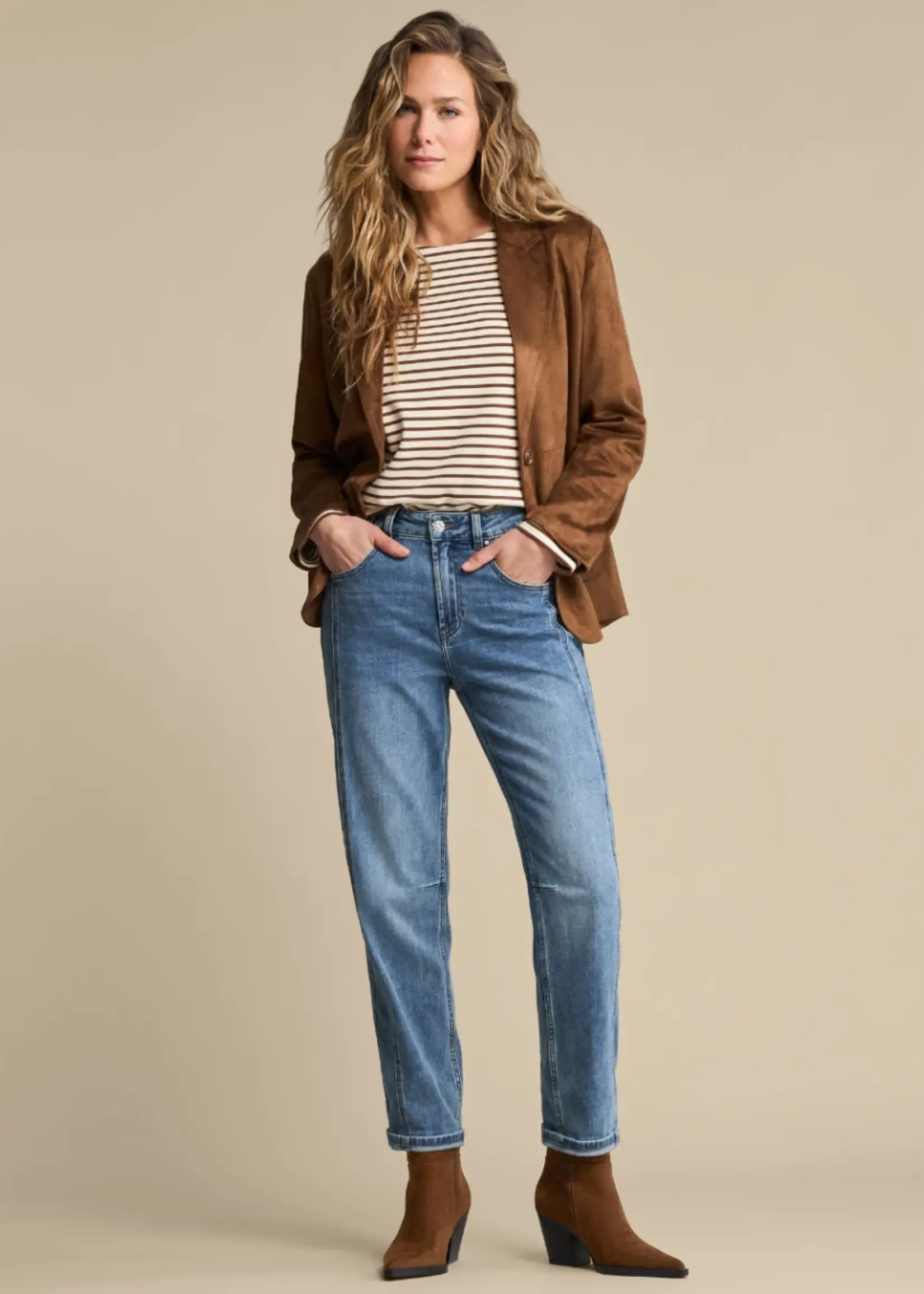 Red Button Jeans Caitlina Patch Curved - Vintage
