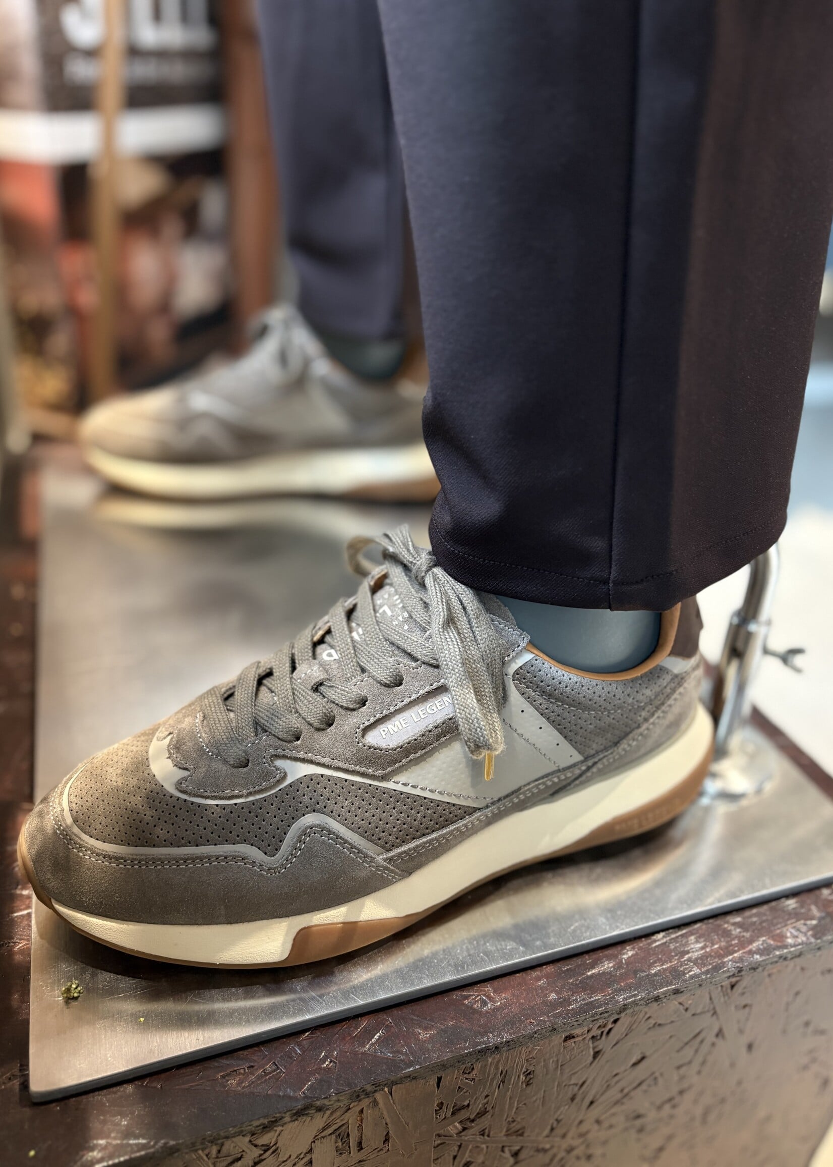 PME Legend Sneaker Latch - Suede Taupe