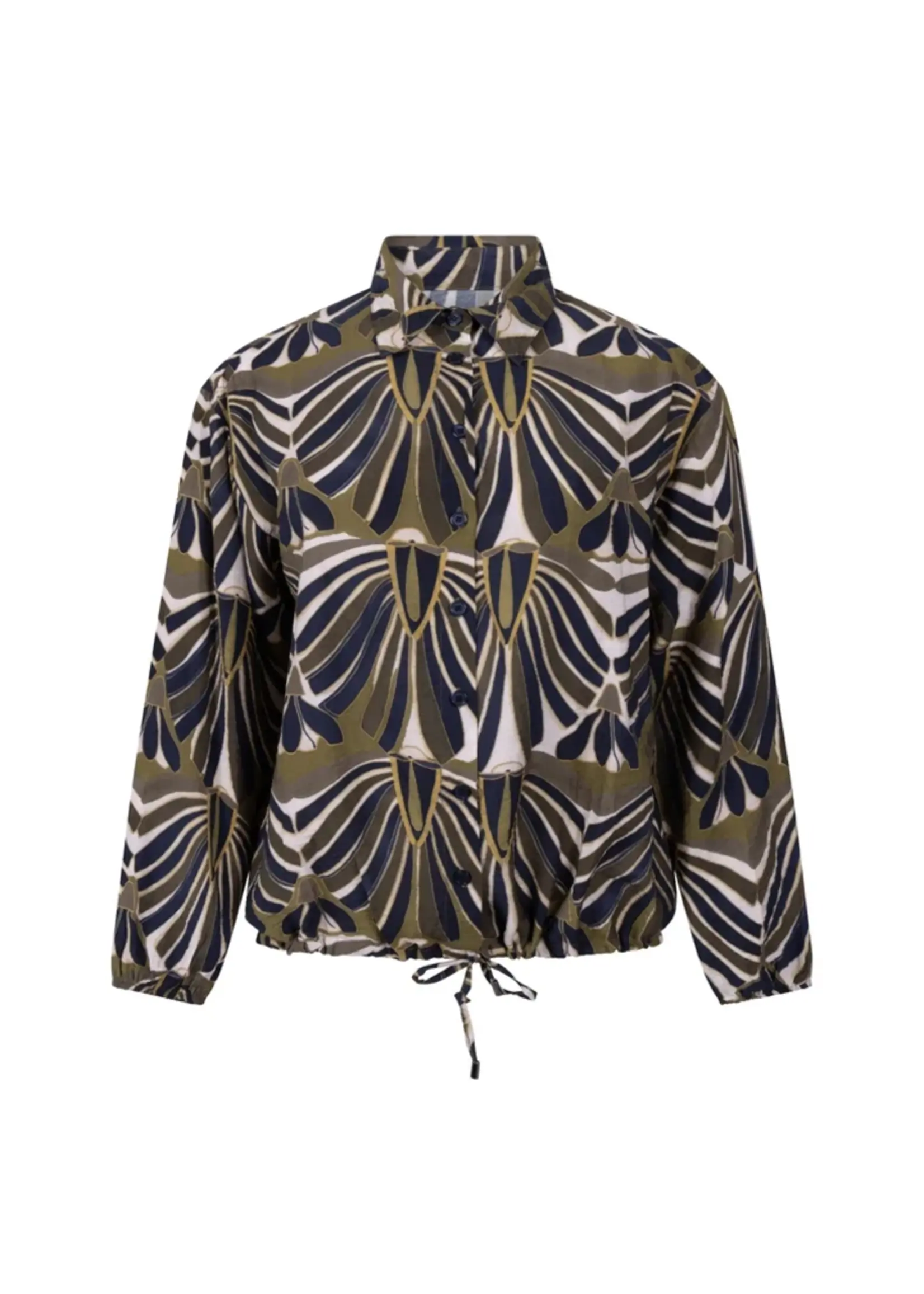 ZOSO Blouse Mattie - Navy Green