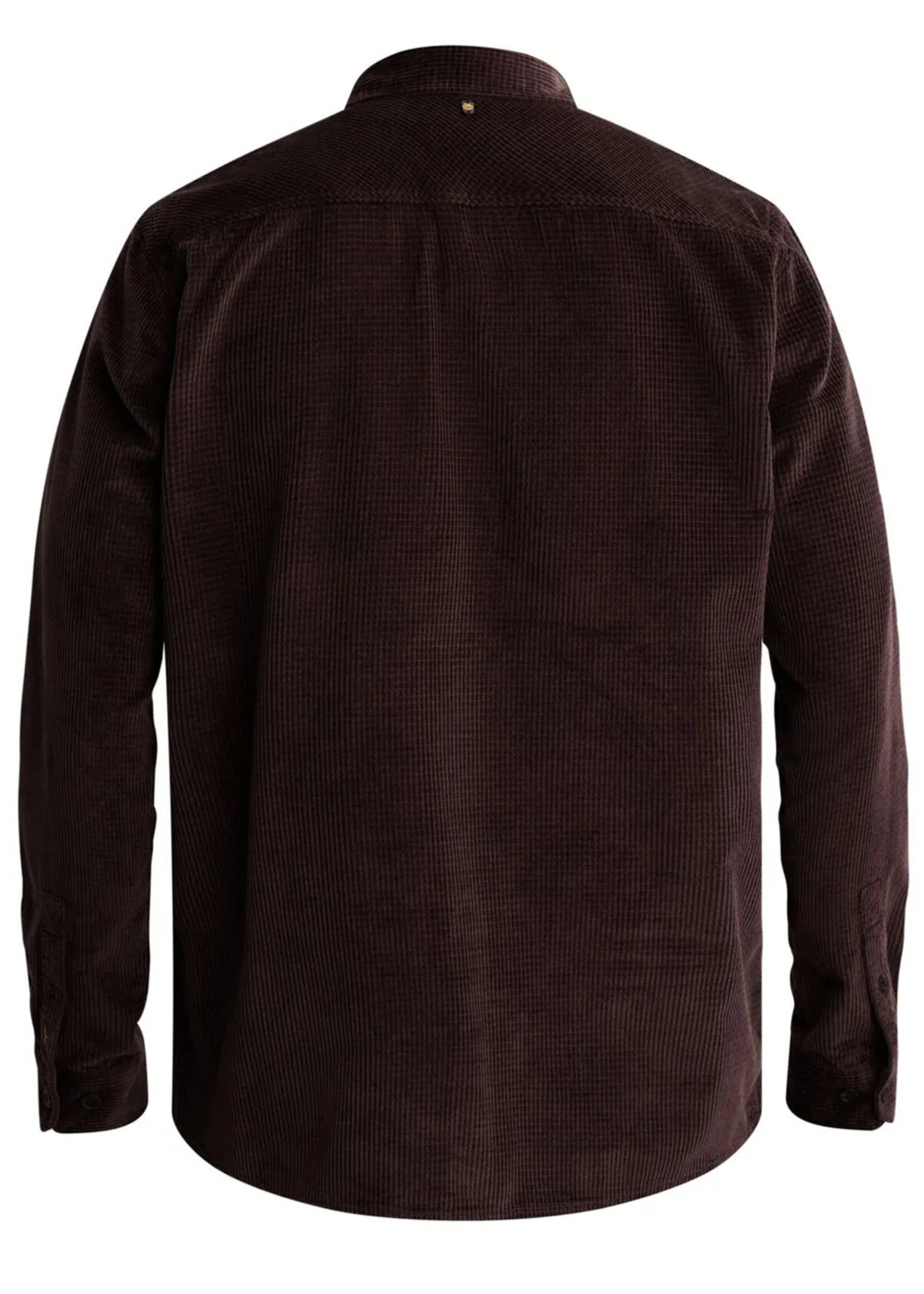 PME Legend Long Sleeve Shirt Dobby Corduroy - Aubergine