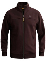 PME Legend Zip Jacket Interlock Sweat - Aubergine