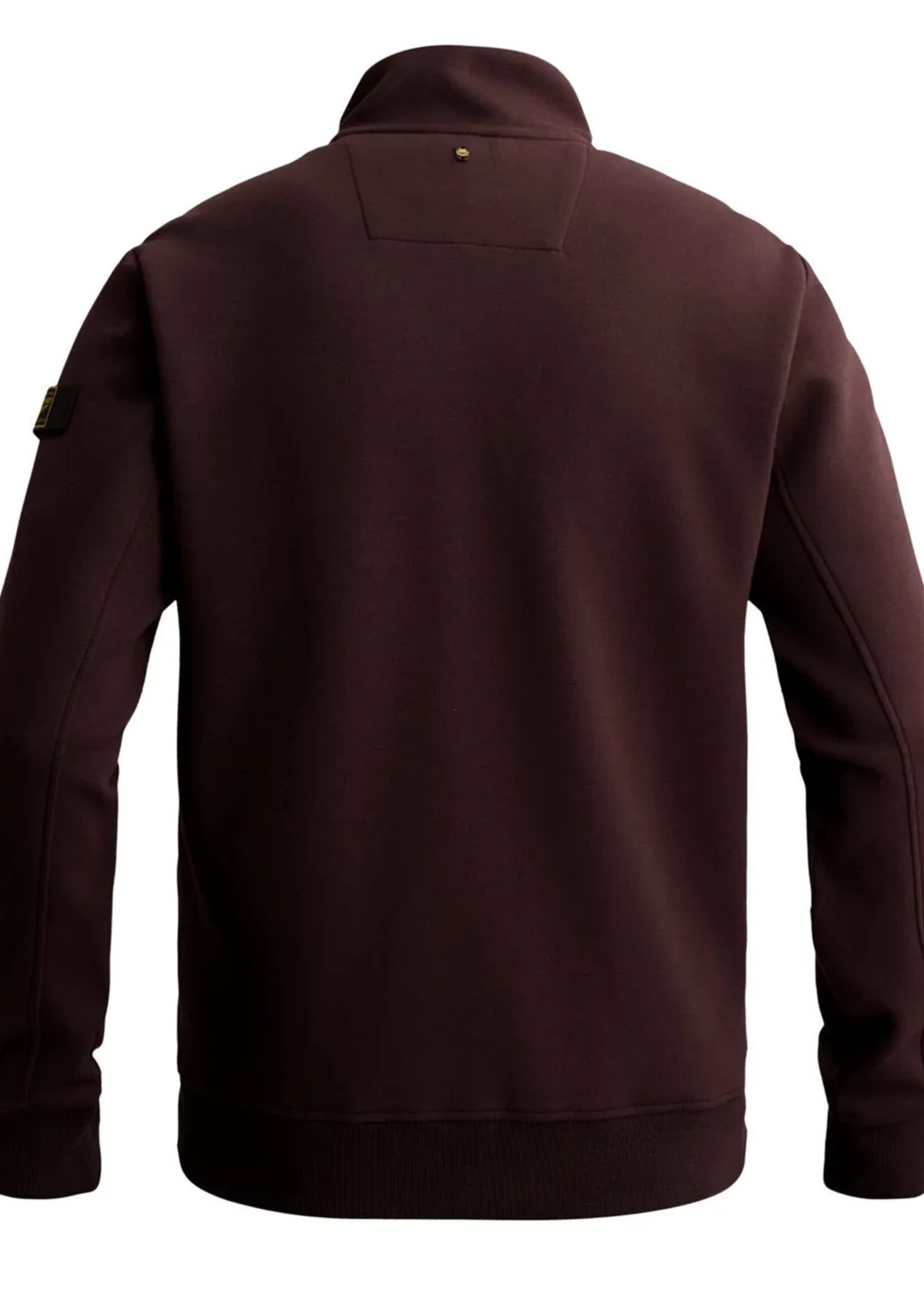 PME Legend Zip Jacket Interlock Sweat - Aubergine