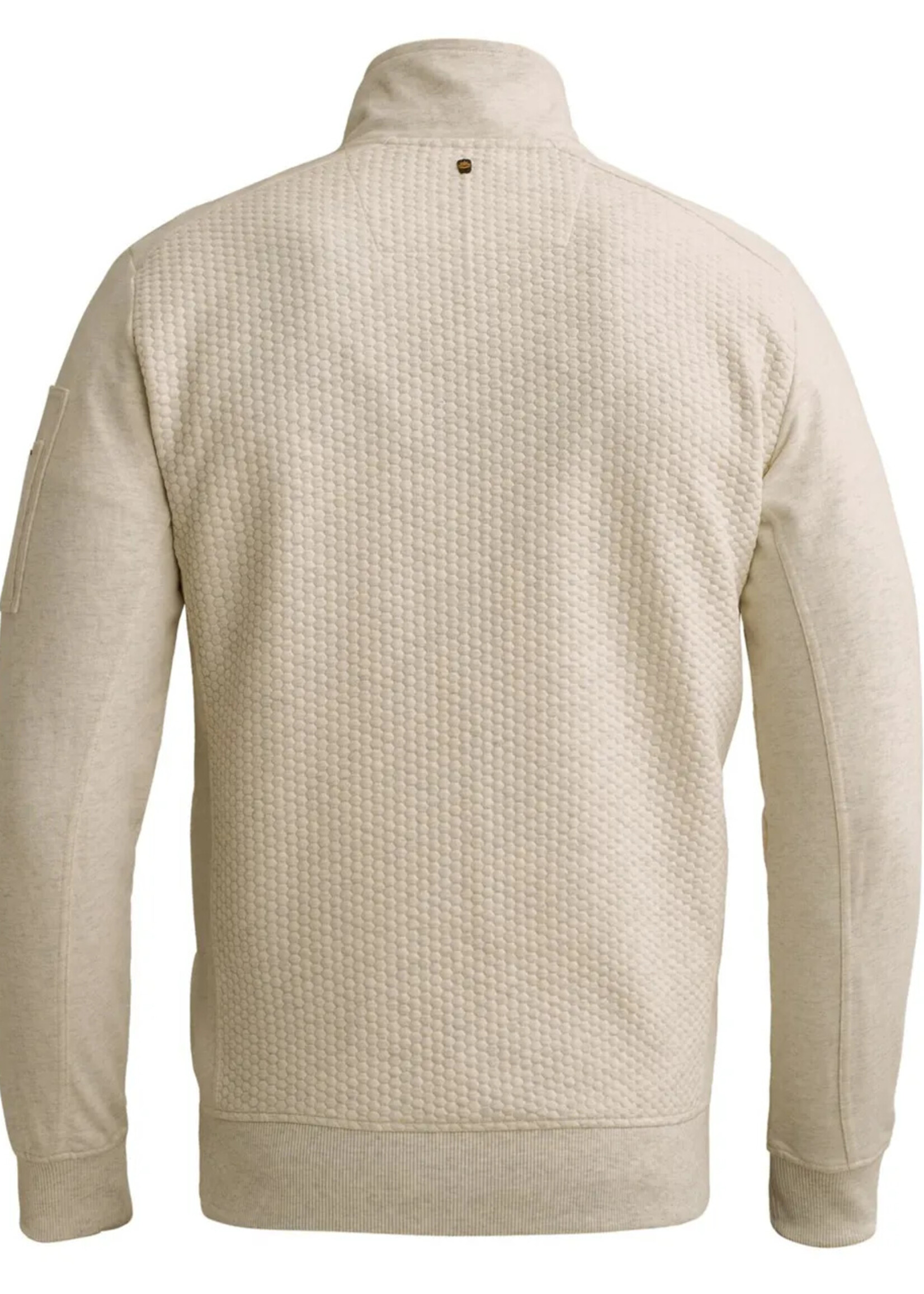 PME Legend Zip Jacket Texture - Bone White