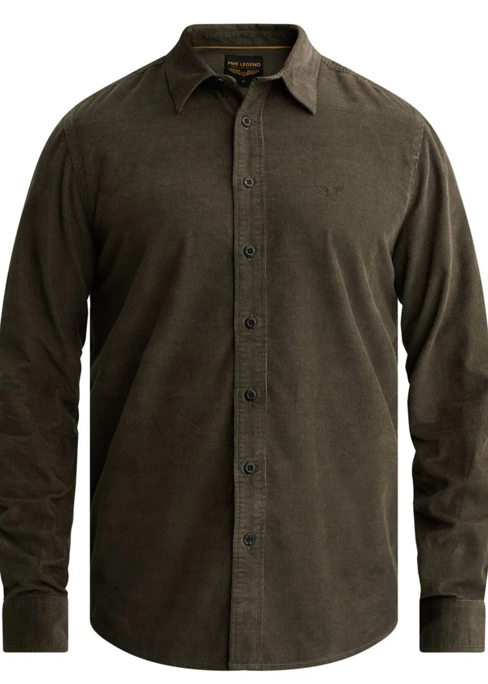 PME Legend Overhemd Shirt Fine Corduroy - Beluga