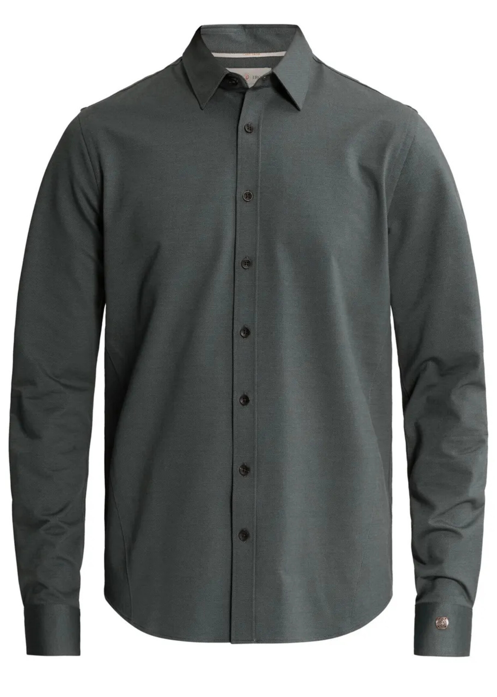 Cast Iron Overhemd Twill Jesey - Dark Slate