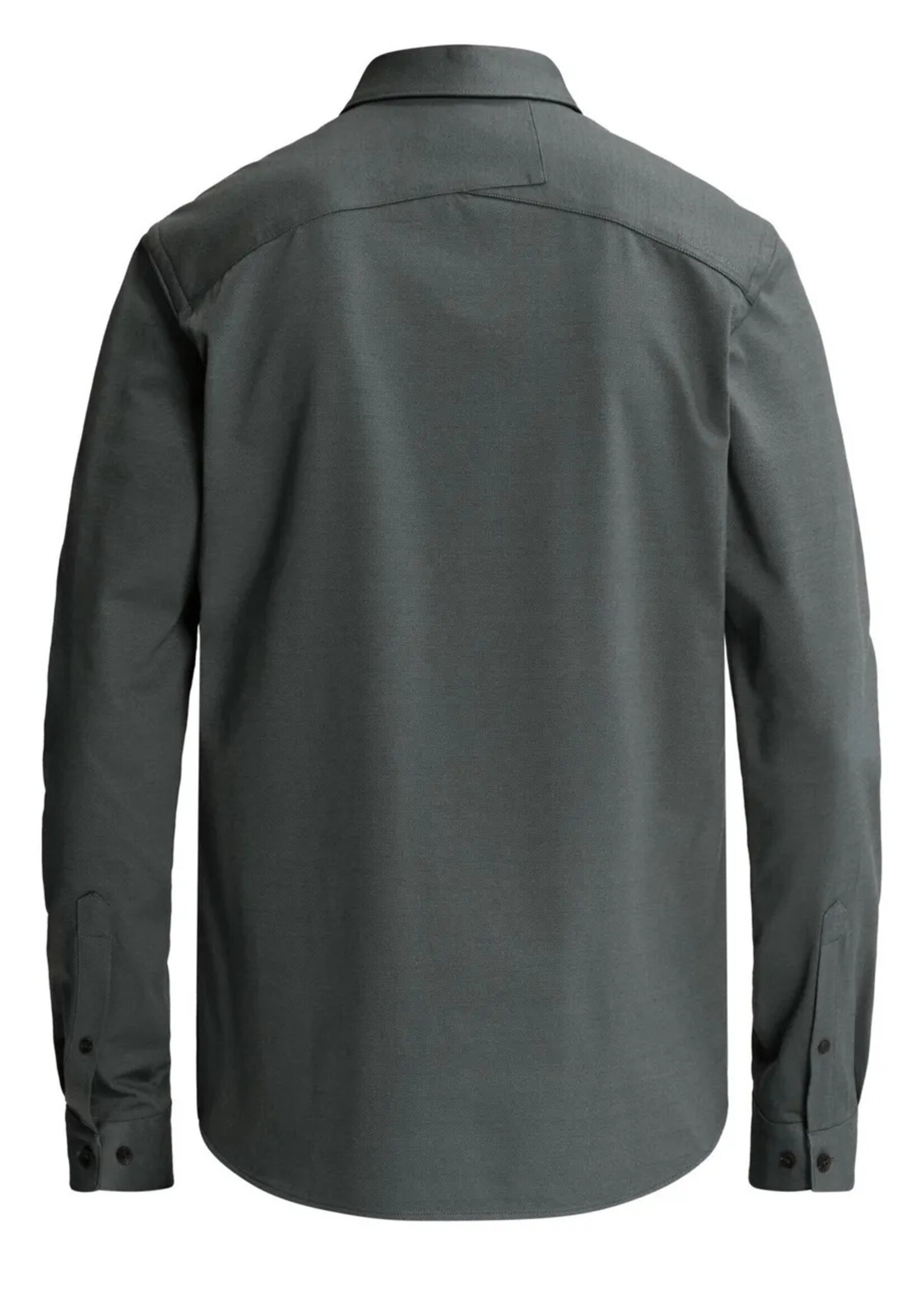 Cast Iron Overhemd Twill Jesey - Dark Slate