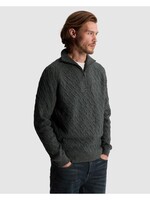 Cast Iron Half Zip Collar Regular Cotton - Dark Slate