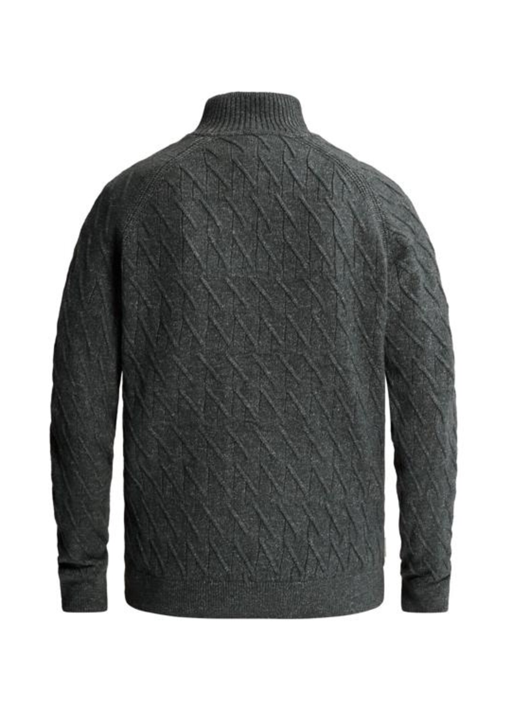 Cast Iron Half Zip Collar Regular Cotton - Dark Slate
