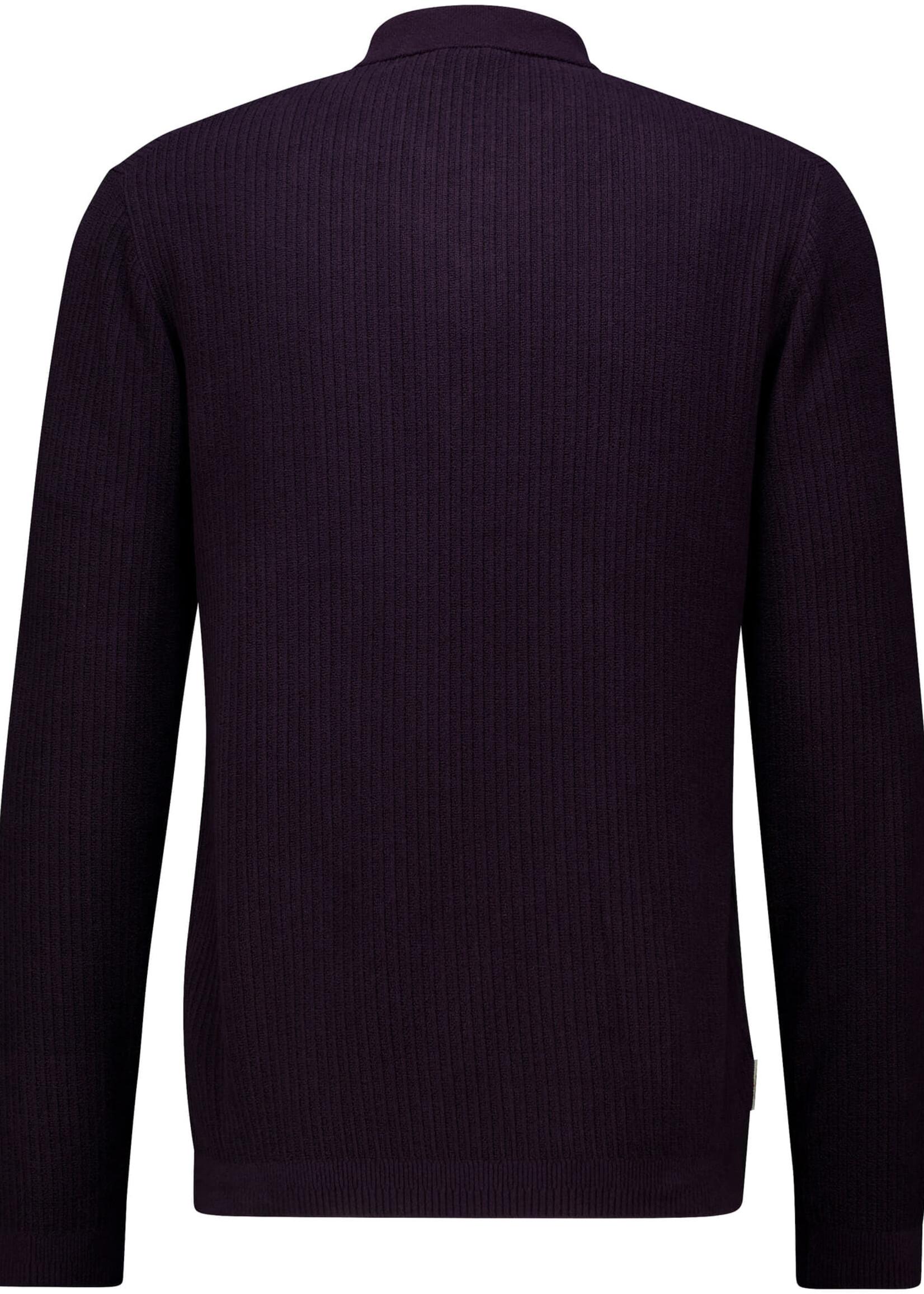 Cast Iron Sweat Polo Regular Soft Blend - Nightshade
