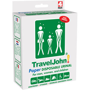 TravelJohn Traveljohn plaszak papier 4 st.