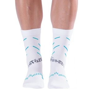 veloToze Velotoze Coolmax Cycling Sock Active Compression - White
