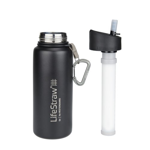 LifeStraw LifeStraw Go 0,7 Liter Stainless Steel Black