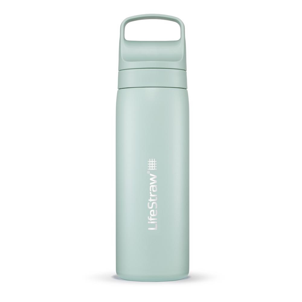LifeStraw Go Series - Stainless Steel Water Bottle with Filter Icelandic Blue