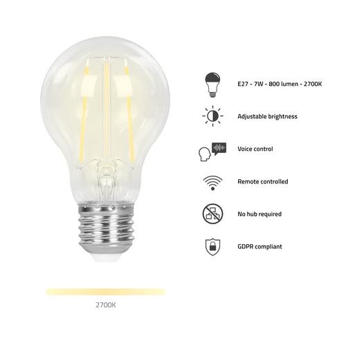 Hombli Smart Bulb (7W) Filament (E27)