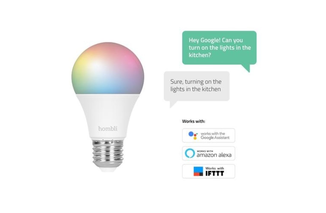 Hombli Smart Lamp LED Gekleurd E27 9W