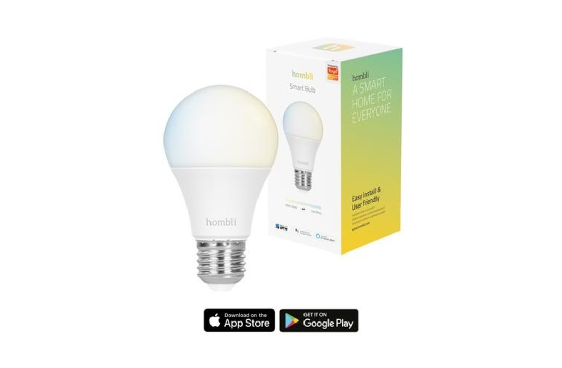 Hombli Smart Lamp LED Wit E27 9W