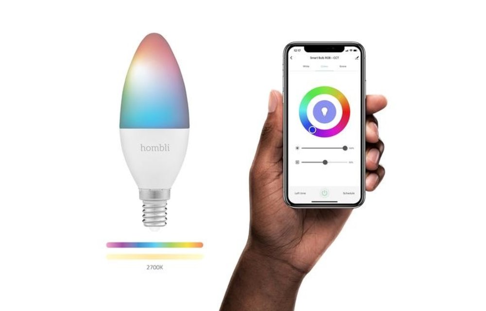 Hombli Smart LED Lamp Wit en Kleur E14