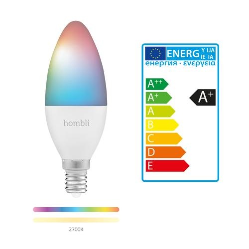 Hombli Smart LED Lamp Wit en Kleur E14