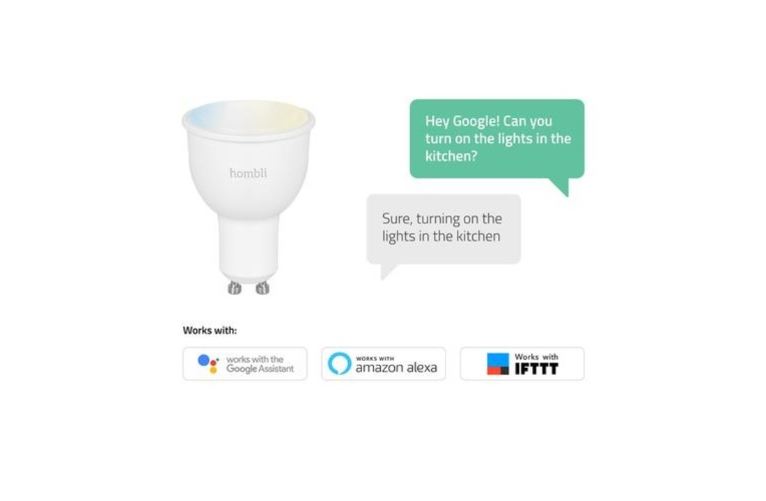 Hombli Smart Lamp Wit GU10
