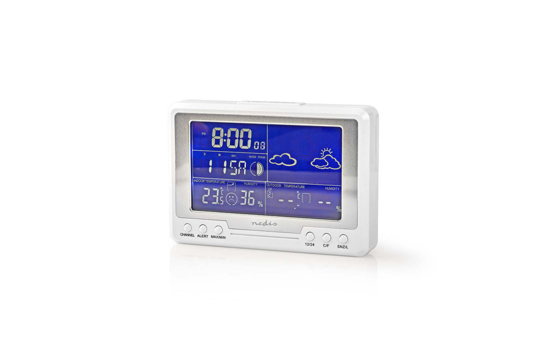 Nedis WEST203WT Weerstation Hygrometer Datum/tijd Buiten-unit